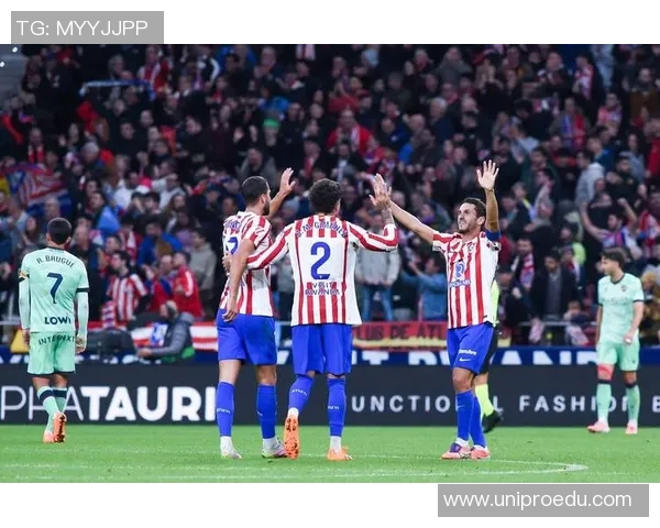 西甲卫冕冠军马德里竞技崛起，球队实力逐渐强势跻身联赛前茅